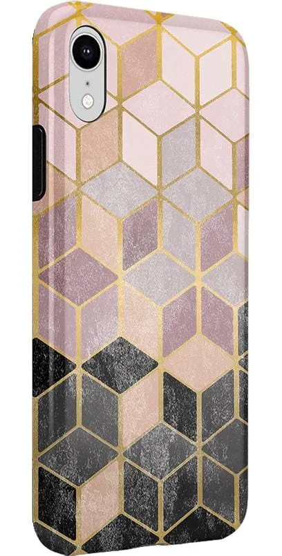 Customer Favorite Stepping Up | Geo Rose Gold Marble Case  Limited Stock!
