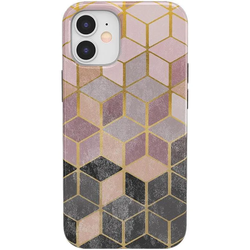 Customer Favorite Stepping Up | Geo Rose Gold Marble Case  Limited Stock!