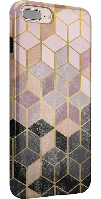 Customer Favorite Stepping Up | Geo Rose Gold Marble Case  Limited Stock!