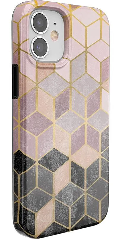 Customer Favorite Stepping Up | Geo Rose Gold Marble Case  Limited Stock!