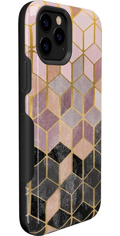 Customer Favorite Stepping Up | Geo Rose Gold Marble Case  Limited Stock!