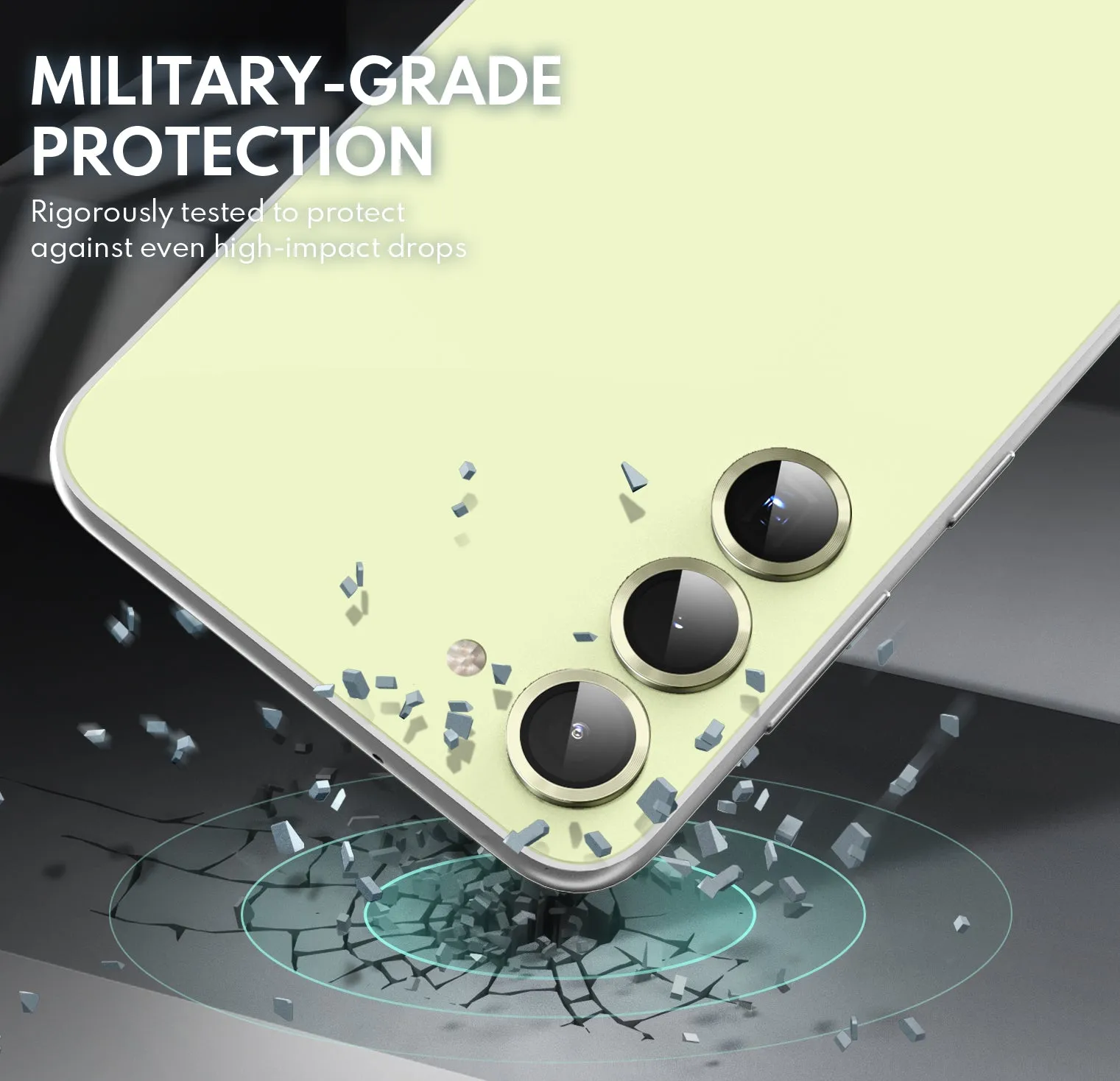 Customer Favorite Tempered Glass Camera Lens Protector for Galaxy S23/S23 Plus-Mint Green  Almost Gone!