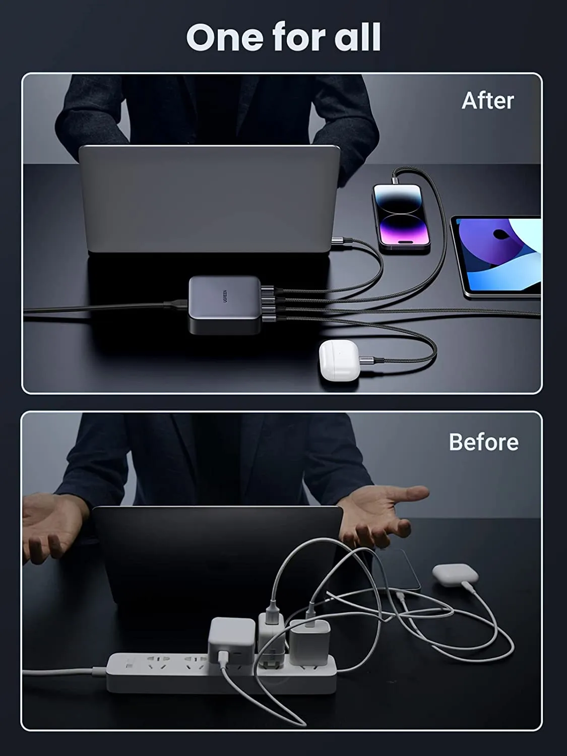 Customer Favorite UGREEN 100W Desktop Charger  Dont Miss Out!