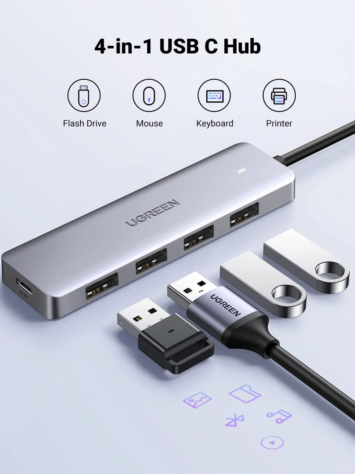 Customer Favorite UGREEN USB C Hub 4 Ports, USB C to USB Hub  Limited Stock!
