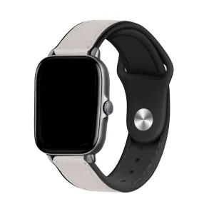 Customer Favorite Xiaomi Amazfit GTS Hybrid Leather Strap (White)  Last Few Pieces!