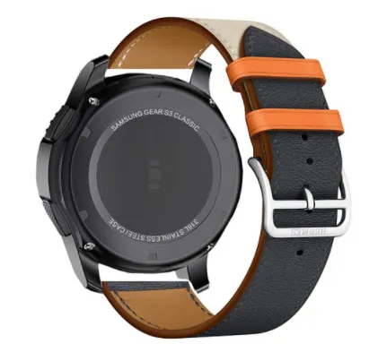 Customer Favorite Xiaomi Amazfit GTS Leather Strap (White/Dark Blue)  Almost Gone!