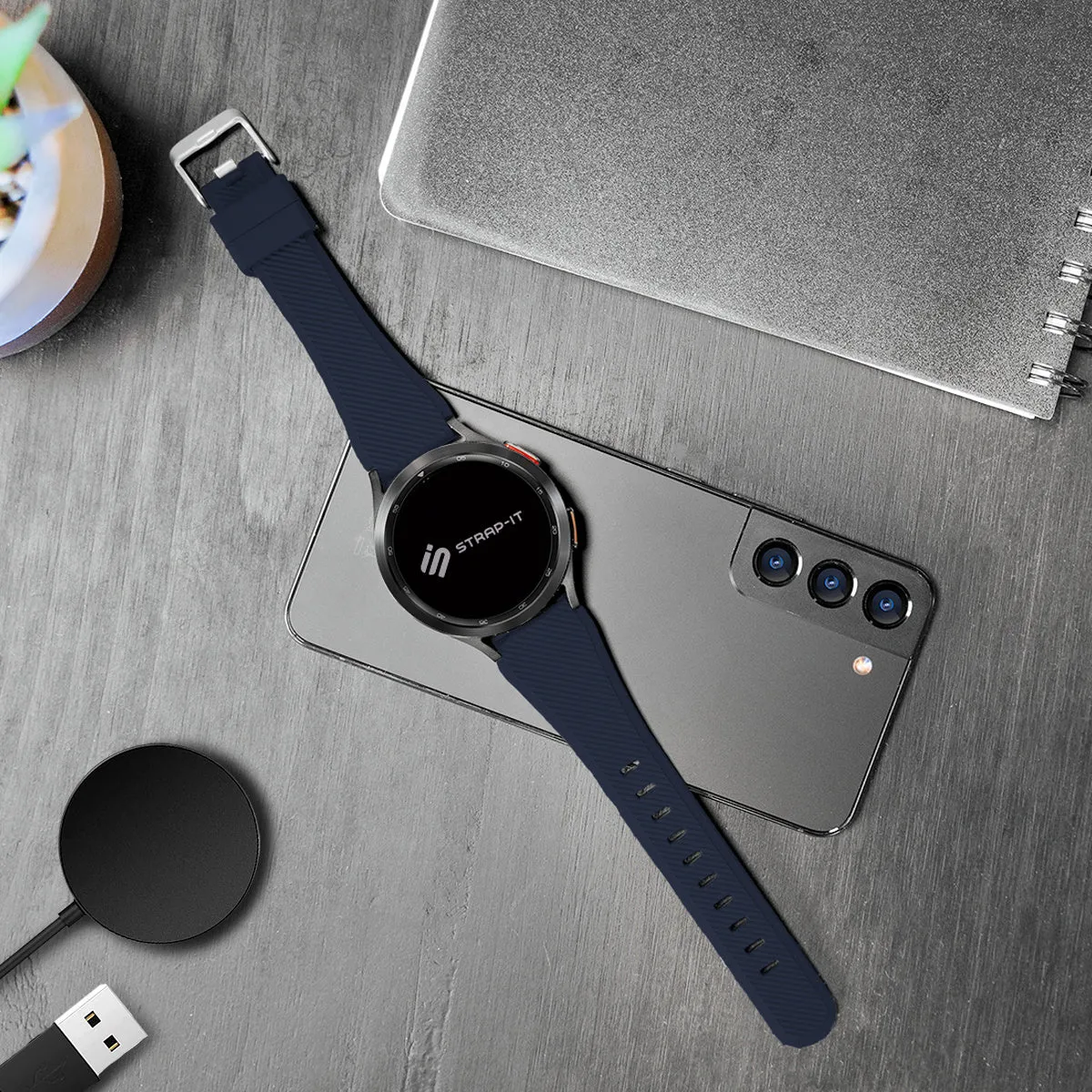 Customer Favorite Xiaomi Amazfit GTS Silicone Strap (Dark Blue)  Limited Availability!