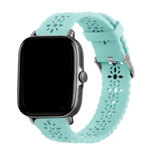 Customer Favorite Xiaomi Amazfit GTS Silicone Strap Patterned (Sea Green)  Last Few Pieces!
