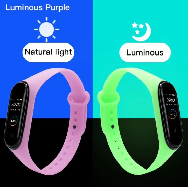 Customer Favorite Xiaomi Mi Band 6 Silicone Strap (Bright Purple)  Ends Soon!