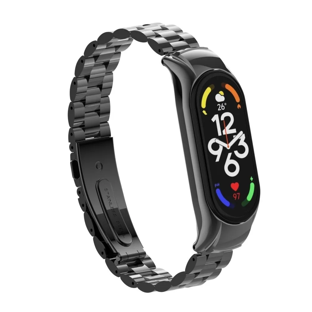 Customer Favorite Xiaomi Mi Band 7 Steel Strap (Black)  Almost Gone!