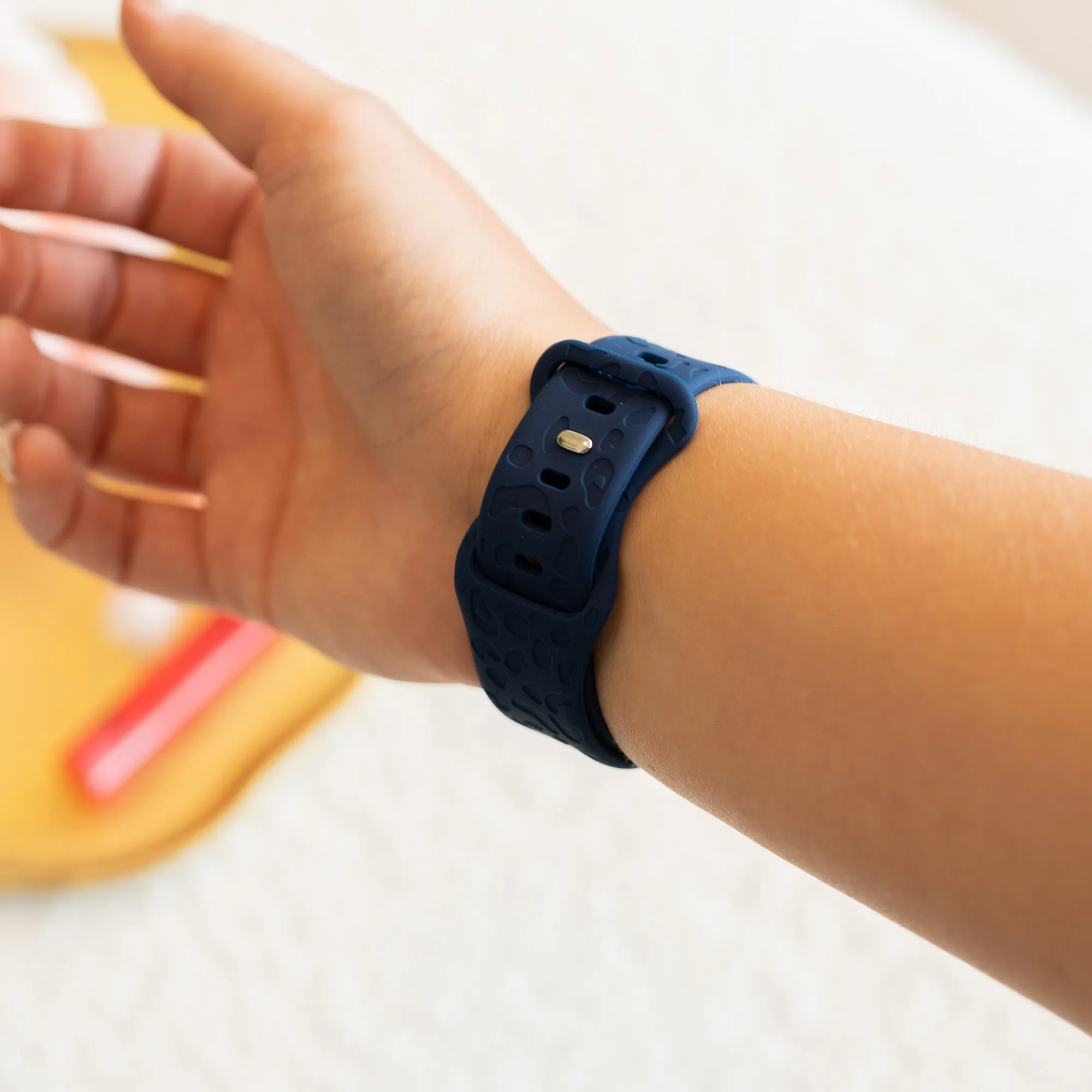 Customer Favorite xoxo Wildhearts Amazfit GTS 2 Silicone Strap Leopard Print (Dark Blue)  Last Few Pieces!