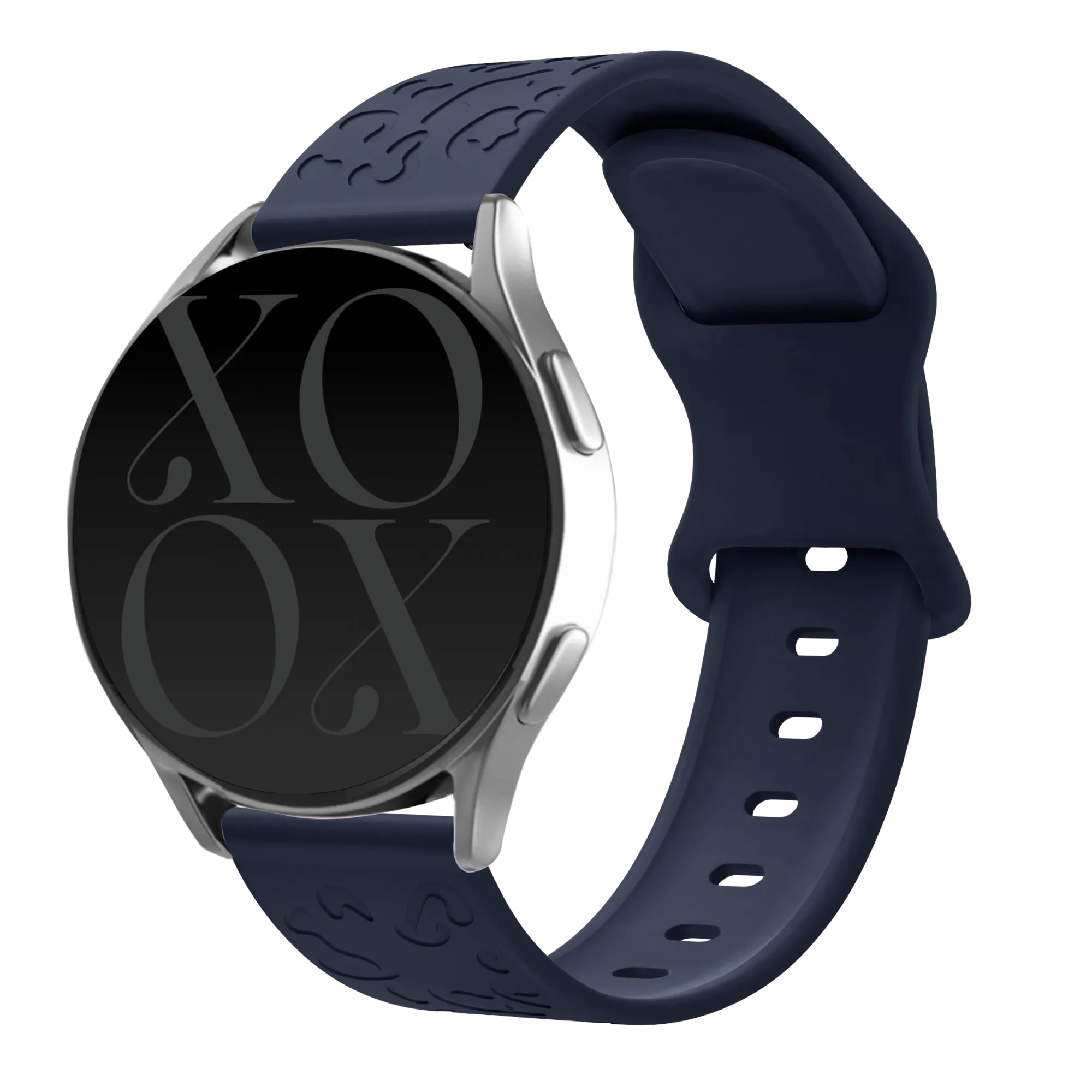 Customer Favorite xoxo Wildhearts Amazfit GTS 2 Silicone Strap Leopard Print (Dark Blue)  Last Few Pieces!
