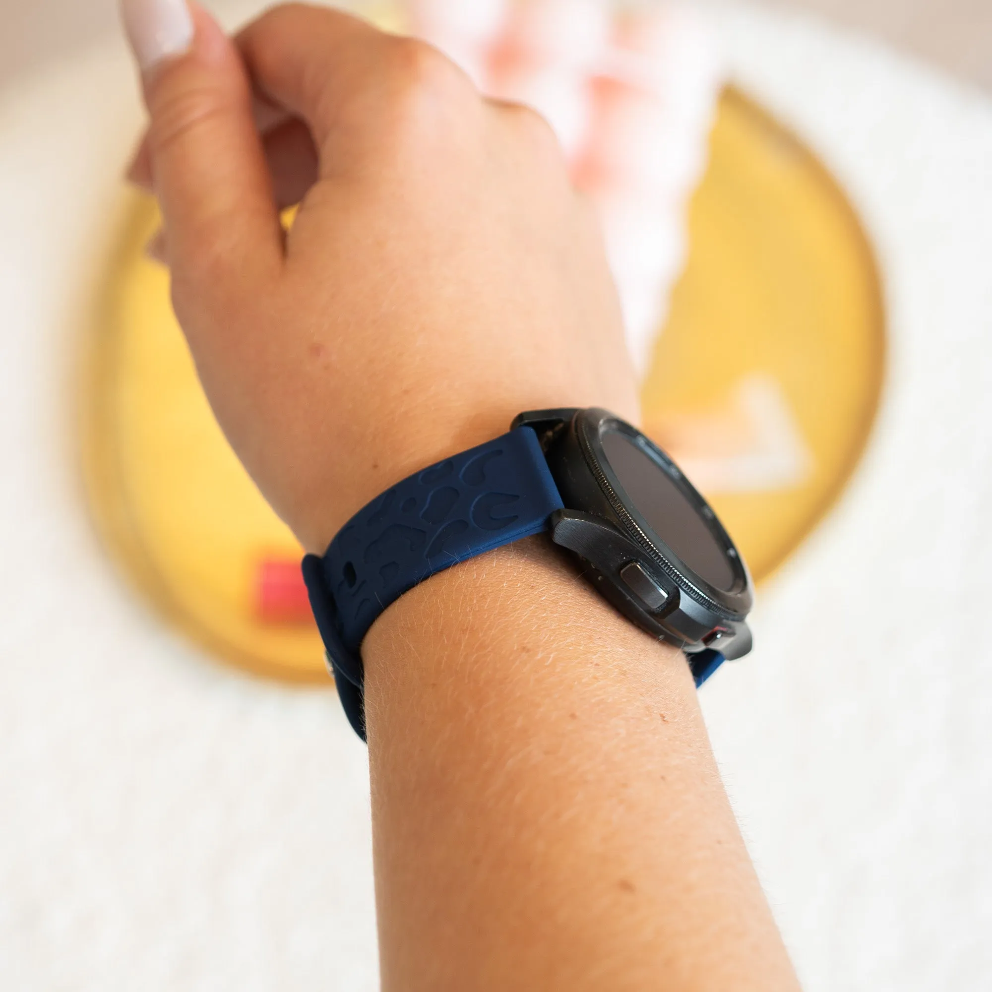 Customer Favorite xoxo Wildhearts Amazfit GTS 2 Silicone Strap Leopard Print (Dark Blue)  Last Few Pieces!