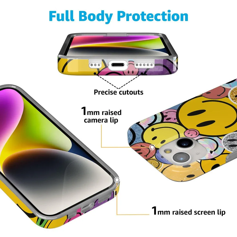 Doorbuster All Smiles | Smiley Face Sticker Case  Last Few Pieces!