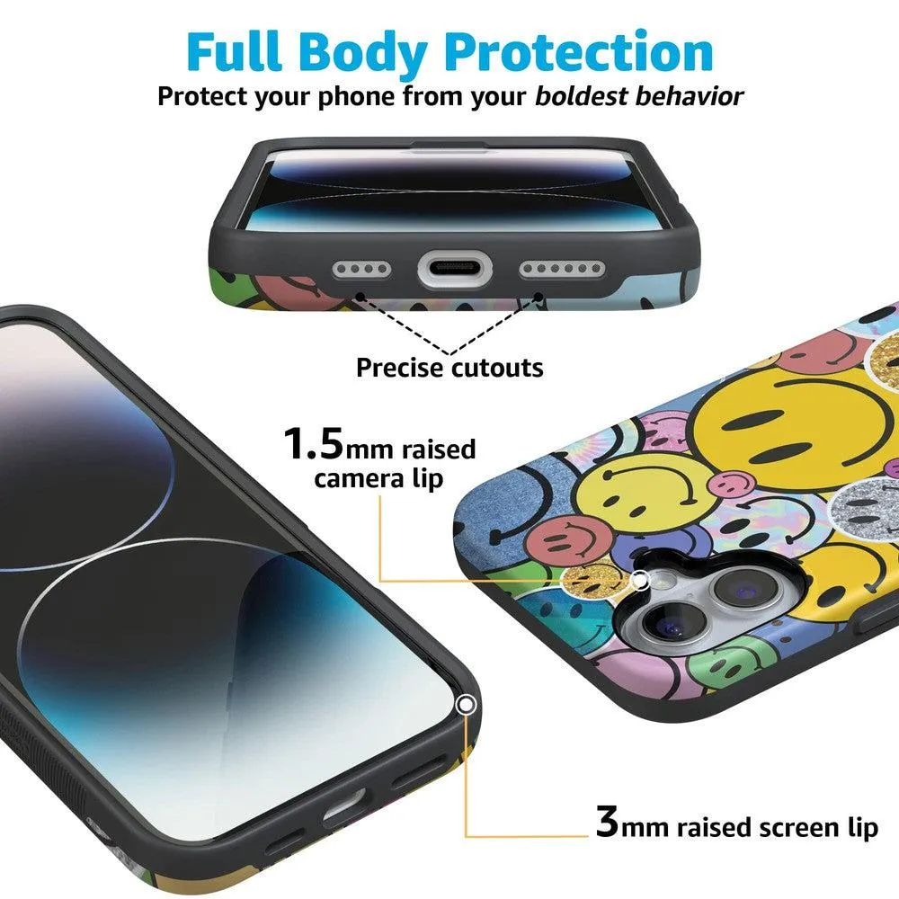 Doorbuster All Smiles | Smiley Face Sticker Case  Last Few Pieces!