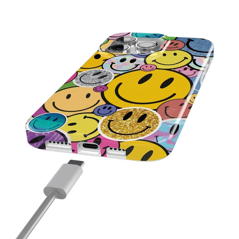 Doorbuster All Smiles | Smiley Face Sticker Case  Last Few Pieces!