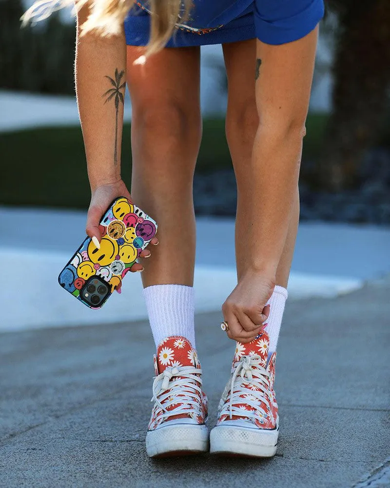 Doorbuster All Smiles | Smiley Face Sticker Case  Last Few Pieces!