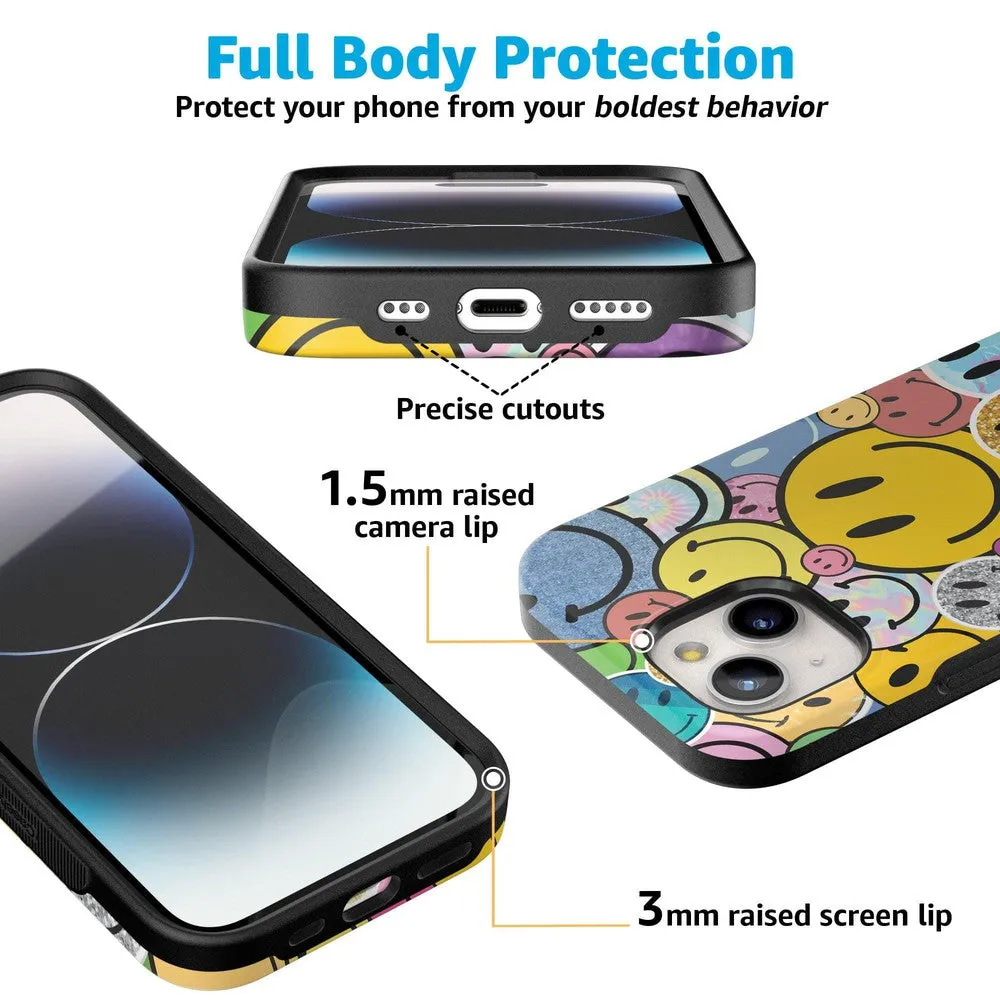 Doorbuster All Smiles | Smiley Face Sticker Case  Last Few Pieces!