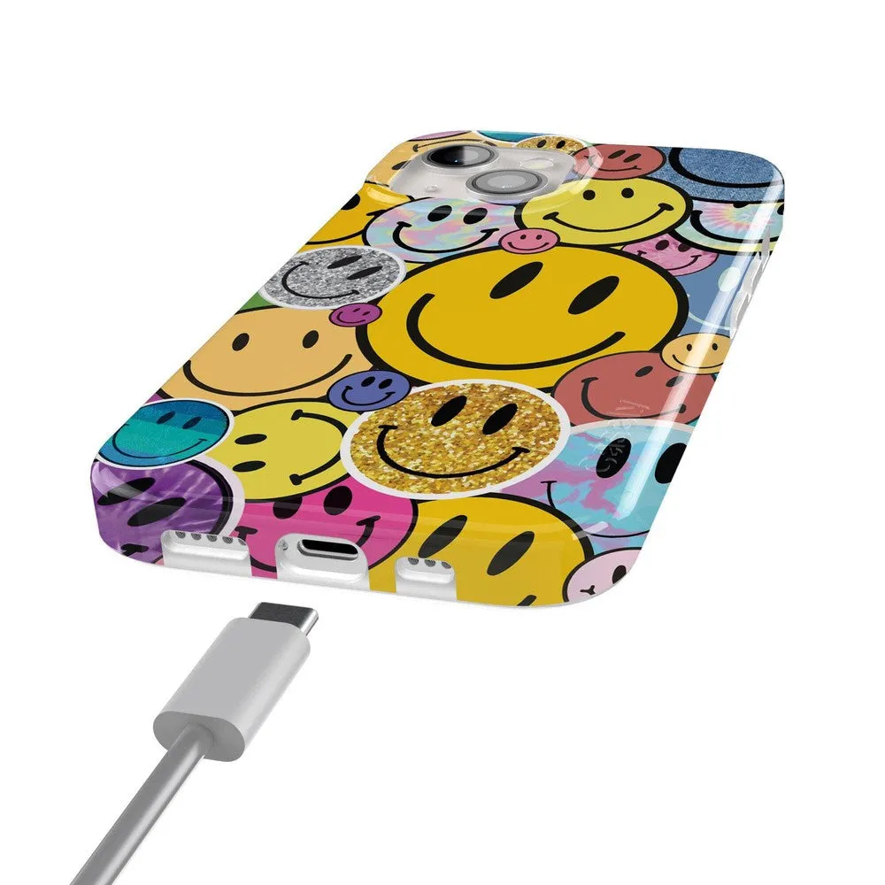 Doorbuster All Smiles | Smiley Face Sticker Case  Last Few Pieces!