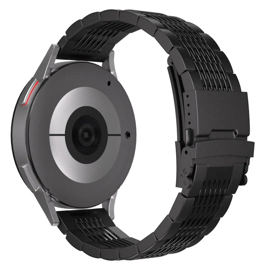 Doorbuster Amazfit GTS 2 Luxury Steel Chain Strap (Black)  Today Only!