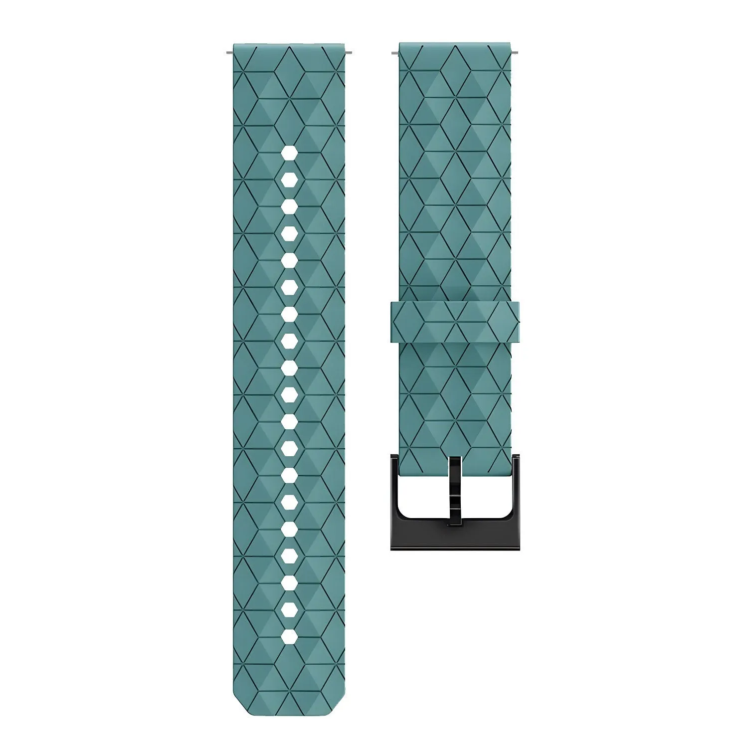 Doorbuster Amazfit GTS 2 Silicone Strap Hexagons (Grey-Blue)  Today Only!