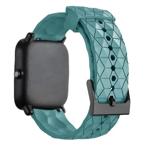 Doorbuster Amazfit GTS 2 Silicone Strap Hexagons (Grey-Blue)  Today Only!