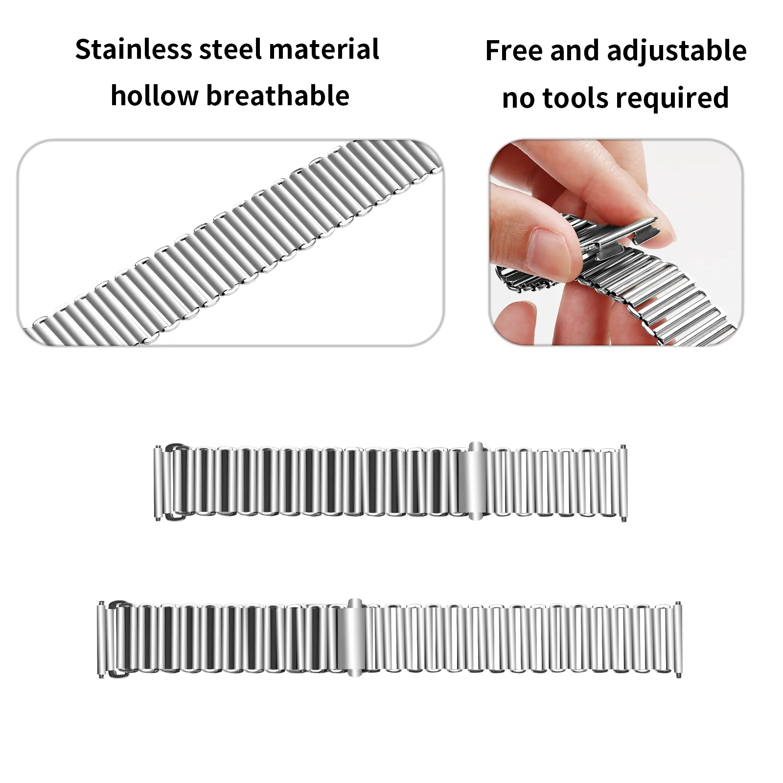 Doorbuster Amazfit GTS 2 Steel Loop Strap (Silver)  Limited Release!