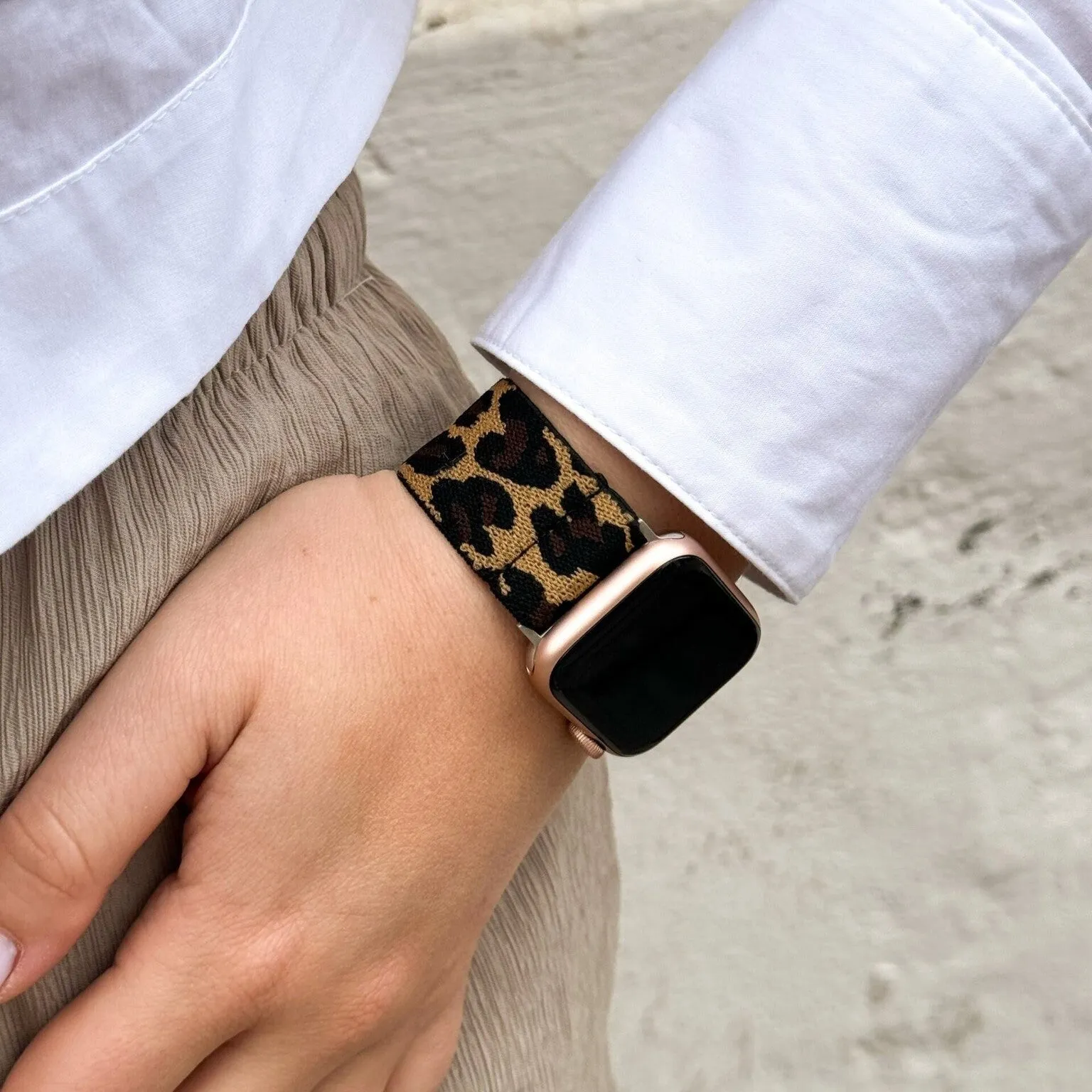 Doorbuster Apple Watch Elastic Strap (Leopard)  Going Fast!