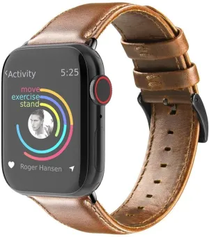 Doorbuster Apple Watch Leather Strap (Brown)  Dont Miss Out!