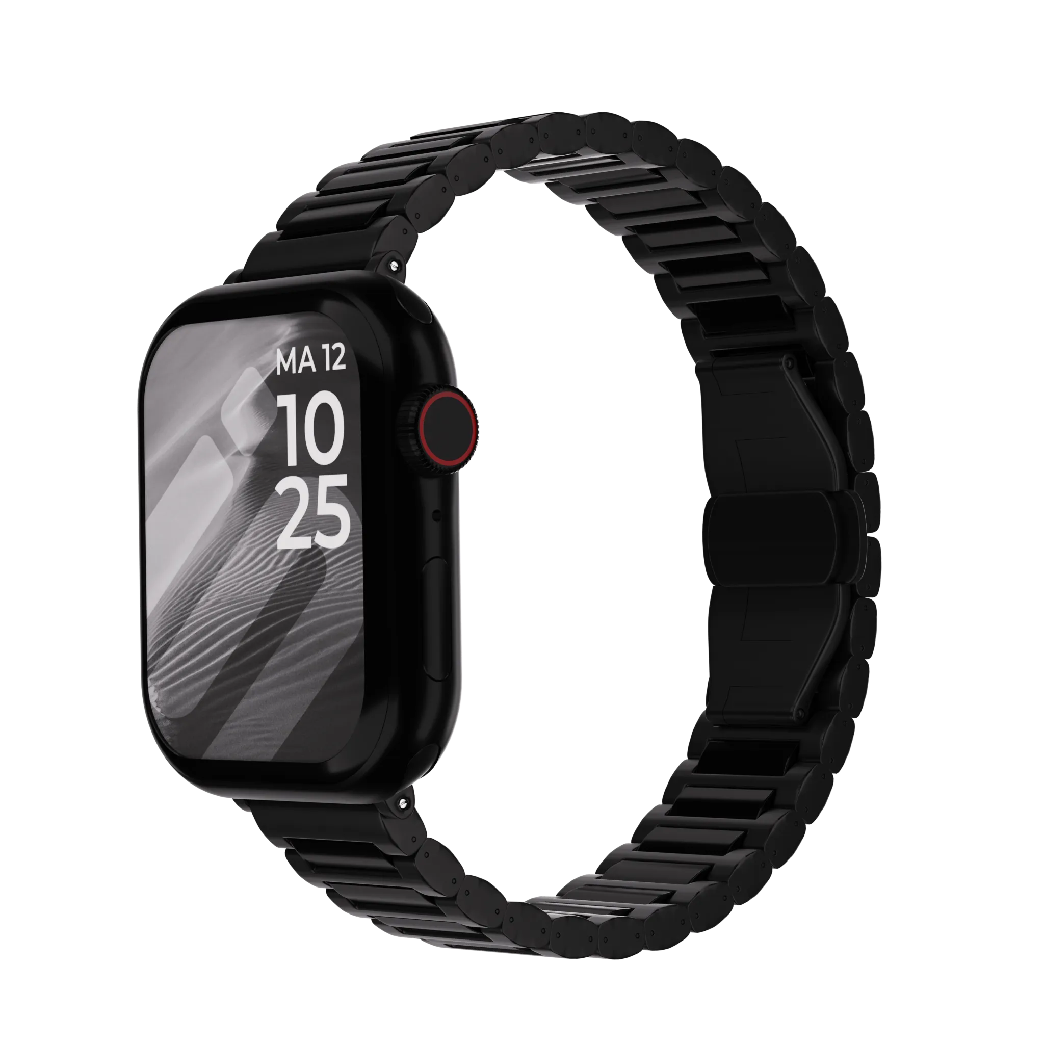 Doorbuster Apple Watch Luxury Titanium Strap (Black)  Limited Release!