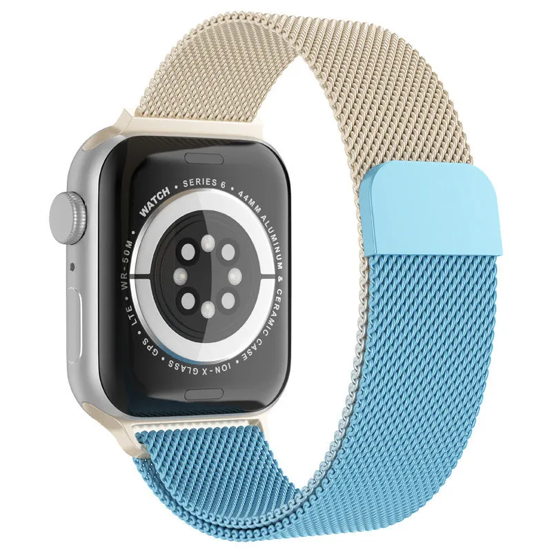 Doorbuster Apple Watch Milanese Strap (Gold/Blue)  Limited Release!