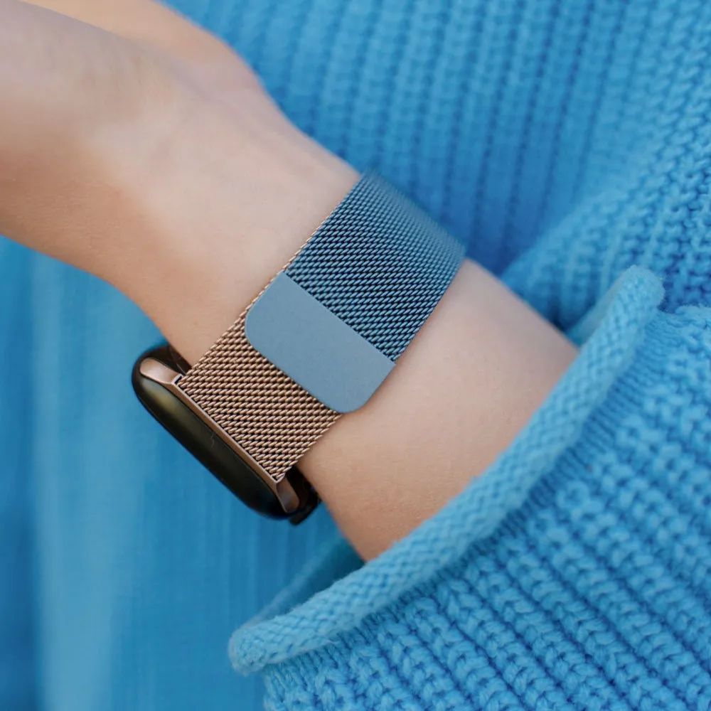 Doorbuster Apple Watch Milanese Strap (Gold/Blue)  Limited Release!