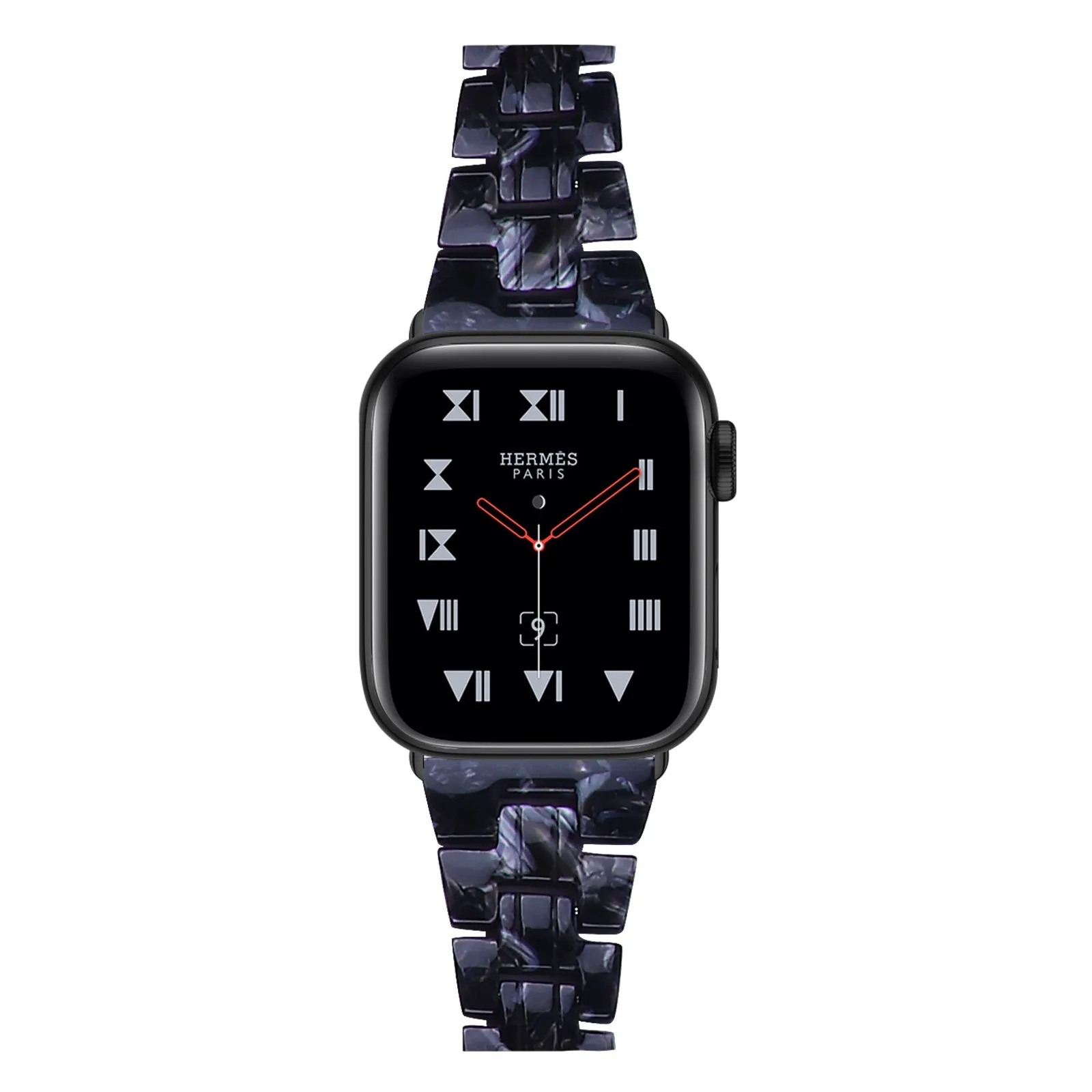 Doorbuster Apple Watch Resin Strap (Black/White)  Almost Sold Out!