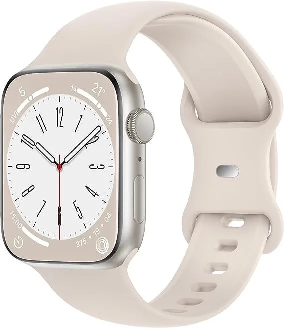 Doorbuster Apple Watch Silicone Strap (Starlight)  Last Few Pieces!
