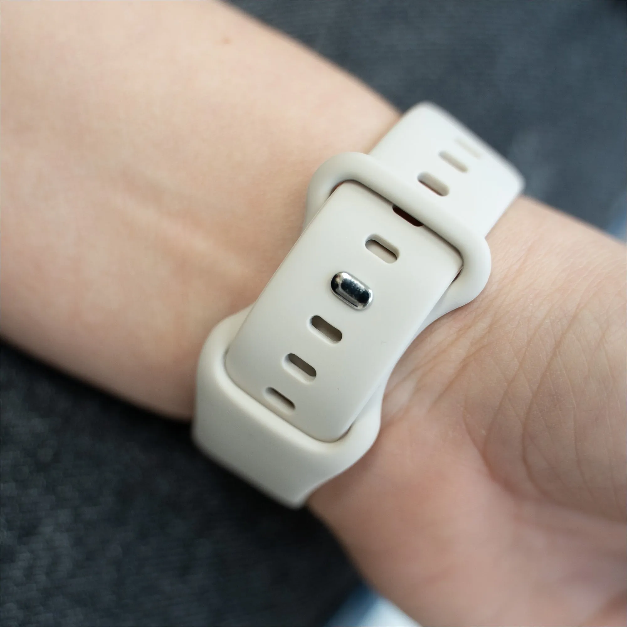 Doorbuster Apple Watch Silicone Strap (Starlight)  Last Few Pieces!