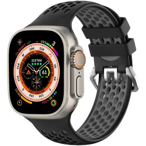 Doorbuster Apple Watch Sport Strap with Buckle (Black/Grey)  Limited Availability!