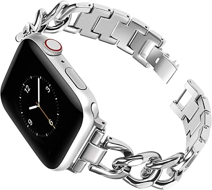 Doorbuster Apple Watch Steel Chain Strap (Silver)  Limited Release!