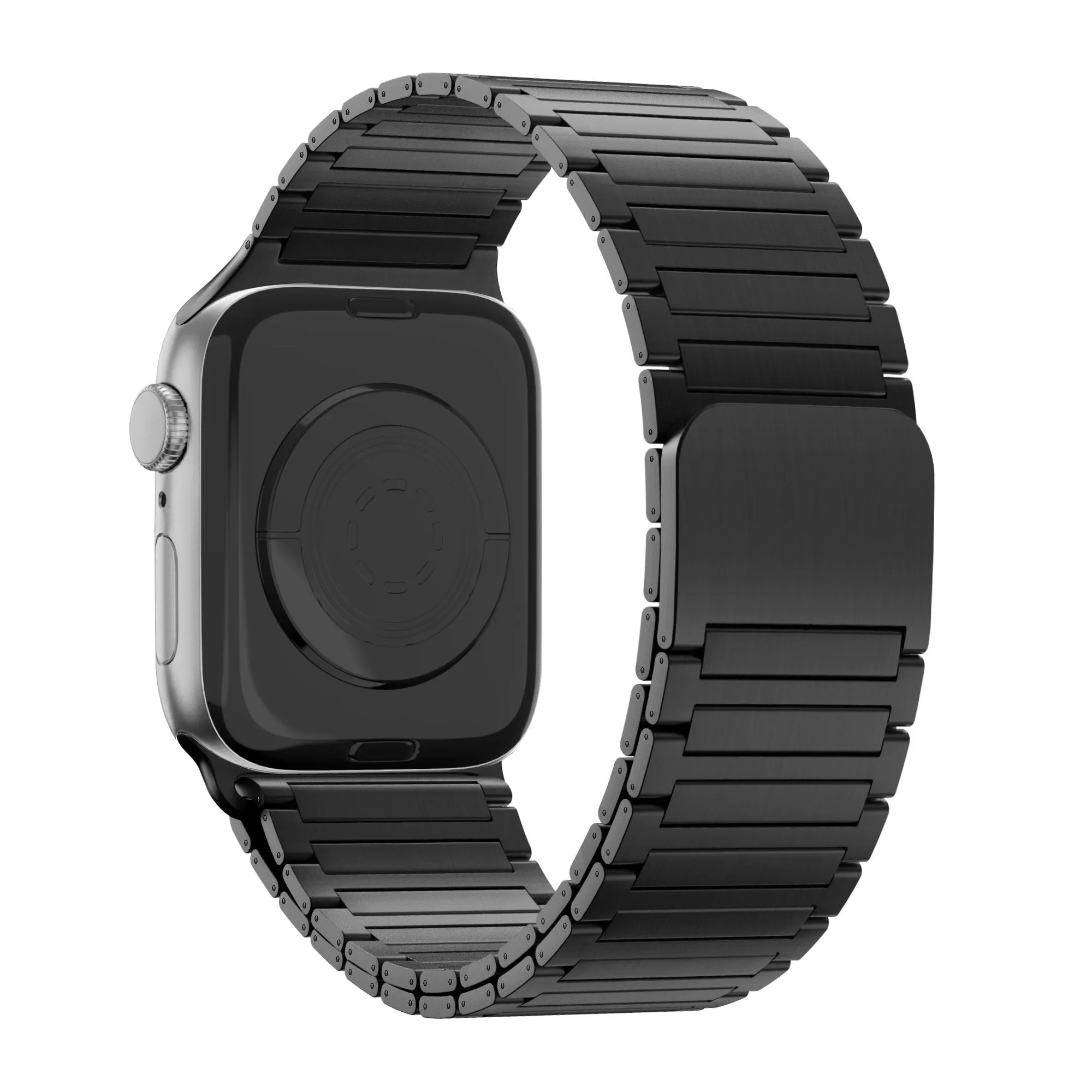 Doorbuster Bandz Apple Watch Magnetic Steel Strap 'Deluxe' (Black)  Last Few Pieces!
