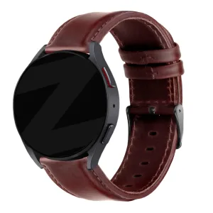 Doorbuster Bandz Huawei Watch 3 (Pro) Leather Strap 'Classic' (Dark Brown)  Limited Stock!