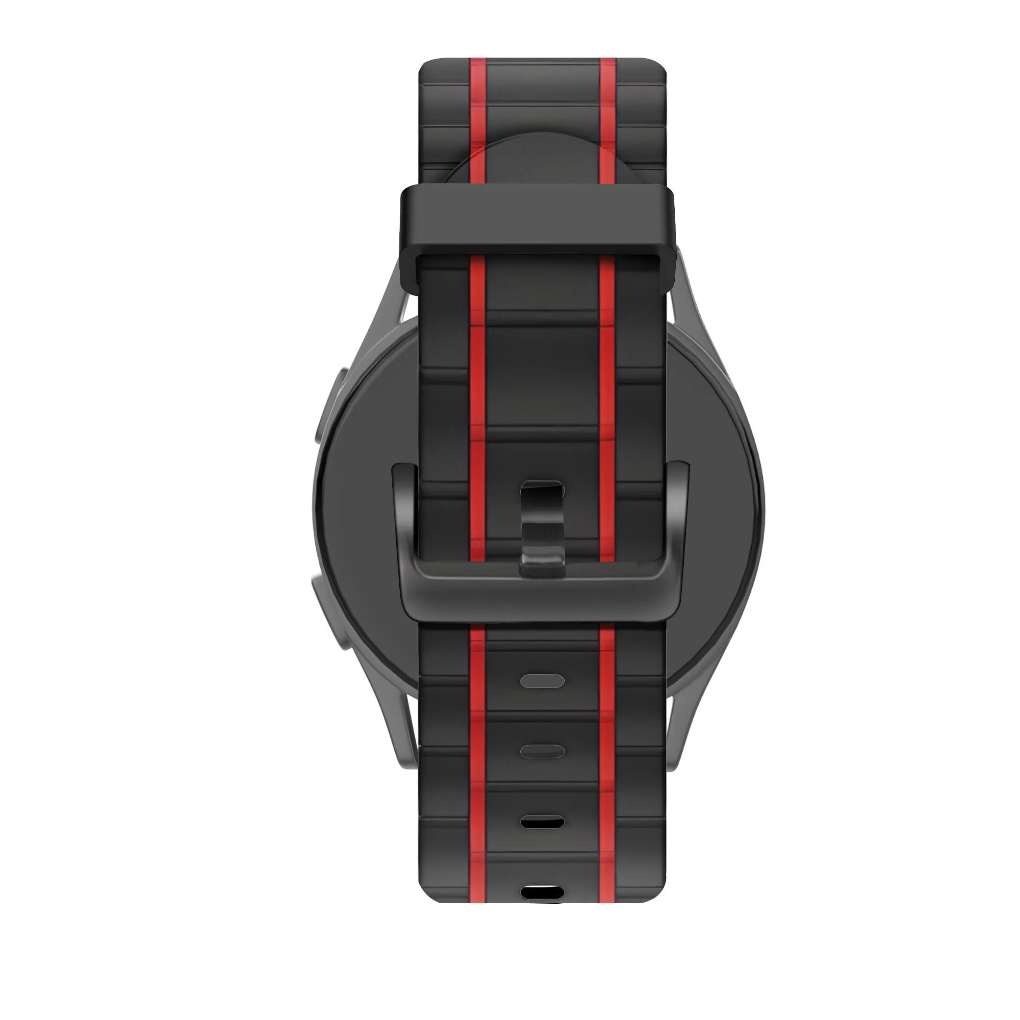 Doorbuster Bandz Huawei Watch Ultimate Striped Sport Strap (Black/Red)  Last Chance!