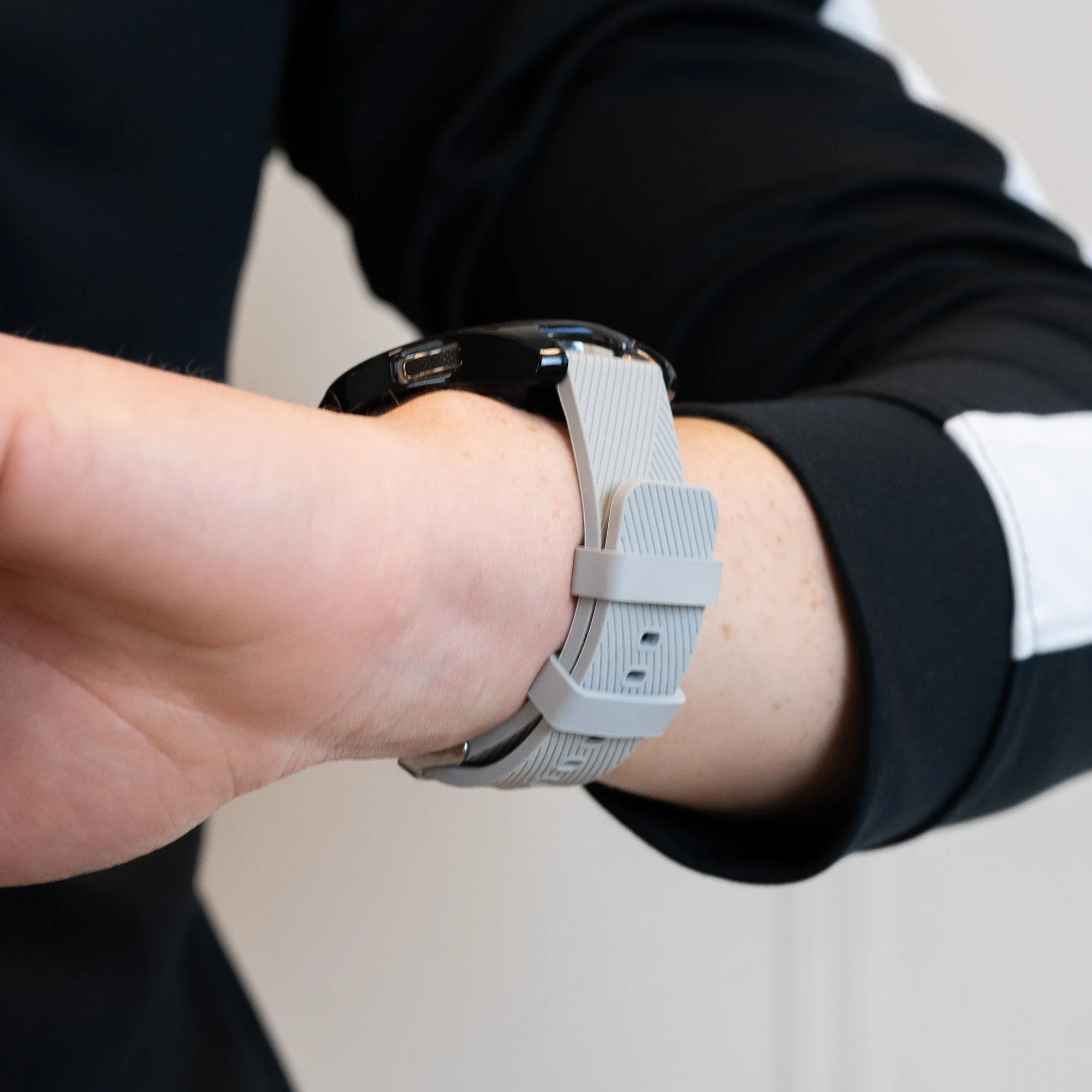 Doorbuster Bandz Redmi Watch 5 Active Silicone Strap 'Deluxe' (Grey)  Going Fast!