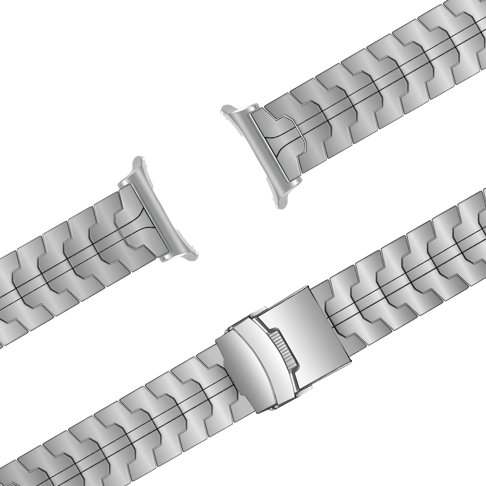 Doorbuster Bandz Samsung Galaxy Watch Ultra Titanium Strap 'Iron' (Silver)  Almost Sold Out!