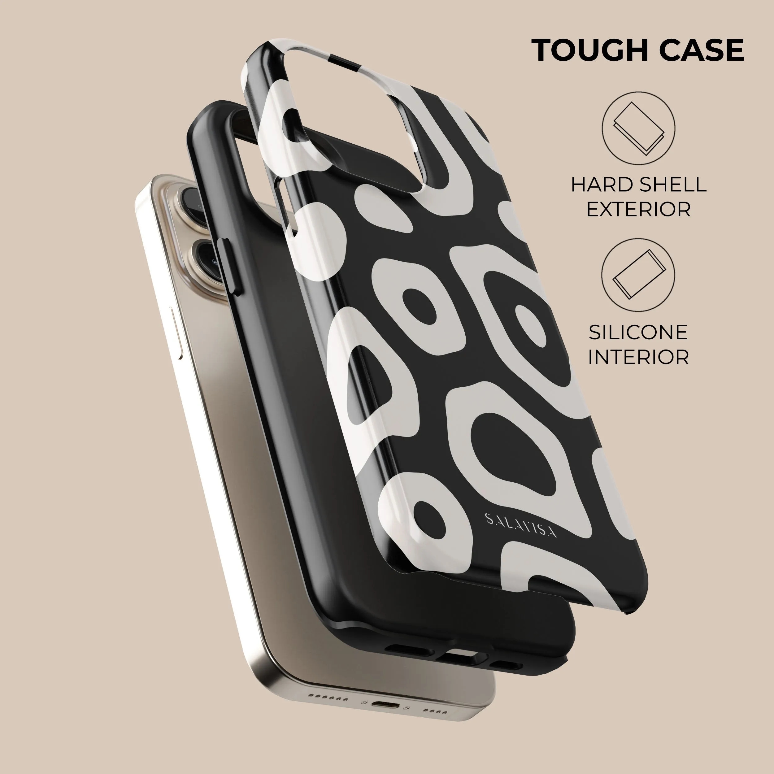 Doorbuster Black & White Paws Phone Case  Almost Gone!