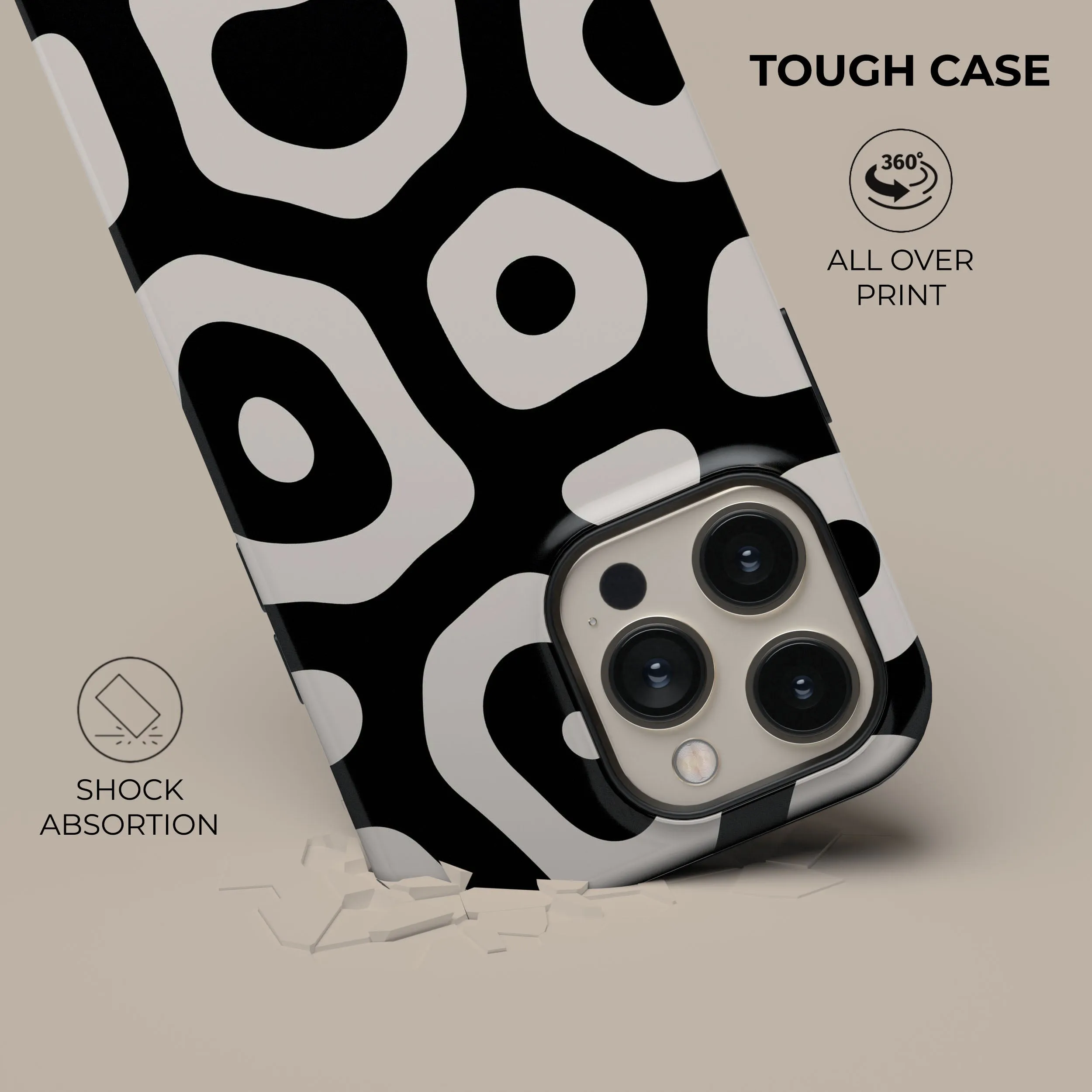 Doorbuster Black & White Paws Phone Case  Almost Gone!