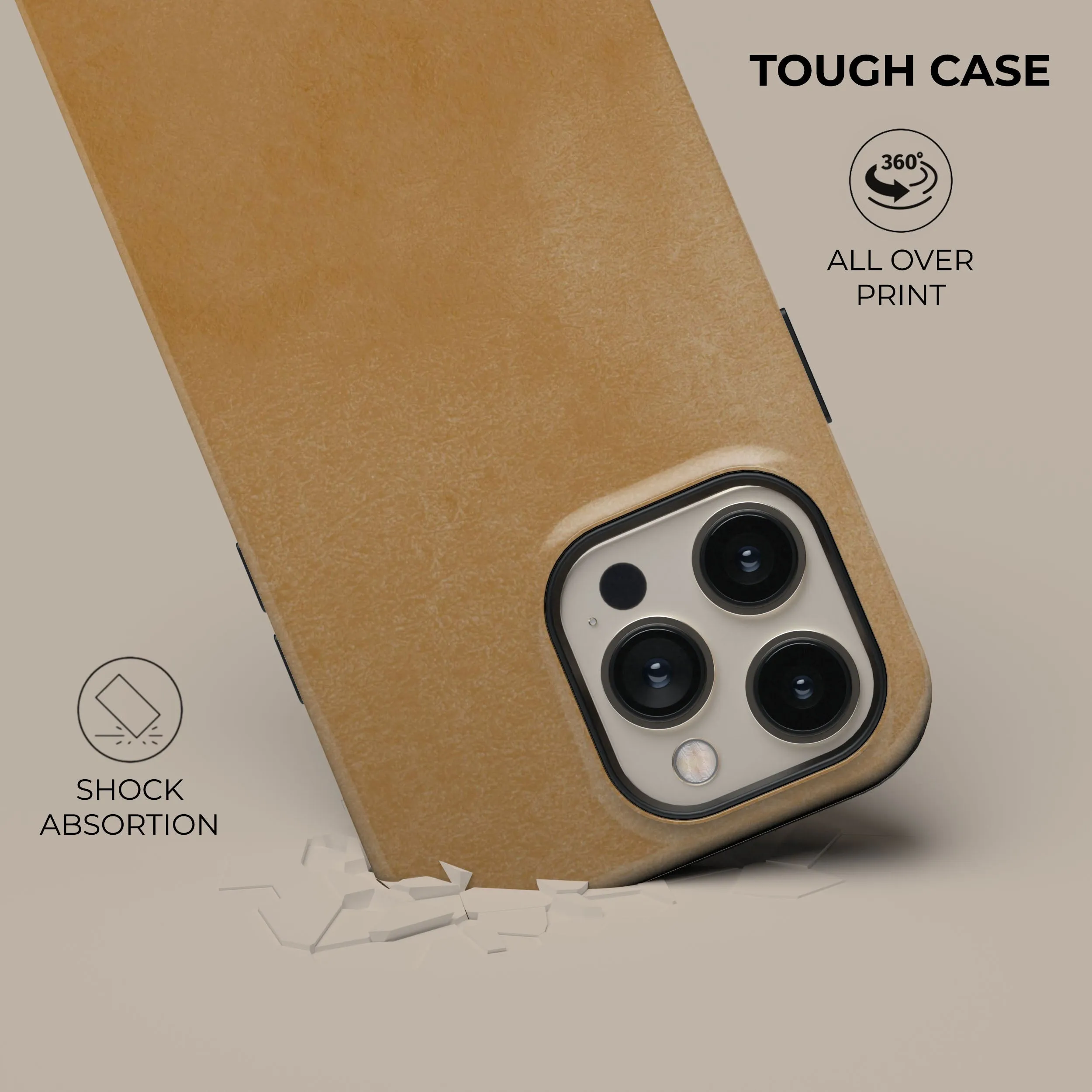 Doorbuster Burnt Yellow Phone Case  Stylish & Comfortable