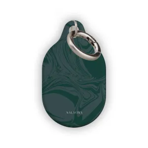 Doorbuster Dark Green Swirl AirTag Holder  Almost Gone!