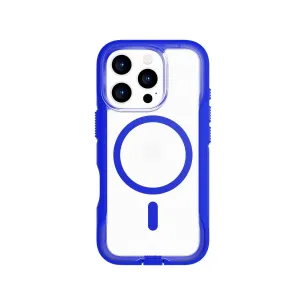 Doorbuster EvoPro - Apple iPhone 16 Pro Case MagSafe Compatible - Clear/Blue  Stylish & Comfortable
