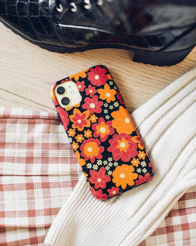 Doorbuster Flower Child | Bright Retro Floral Case  Limited Release!