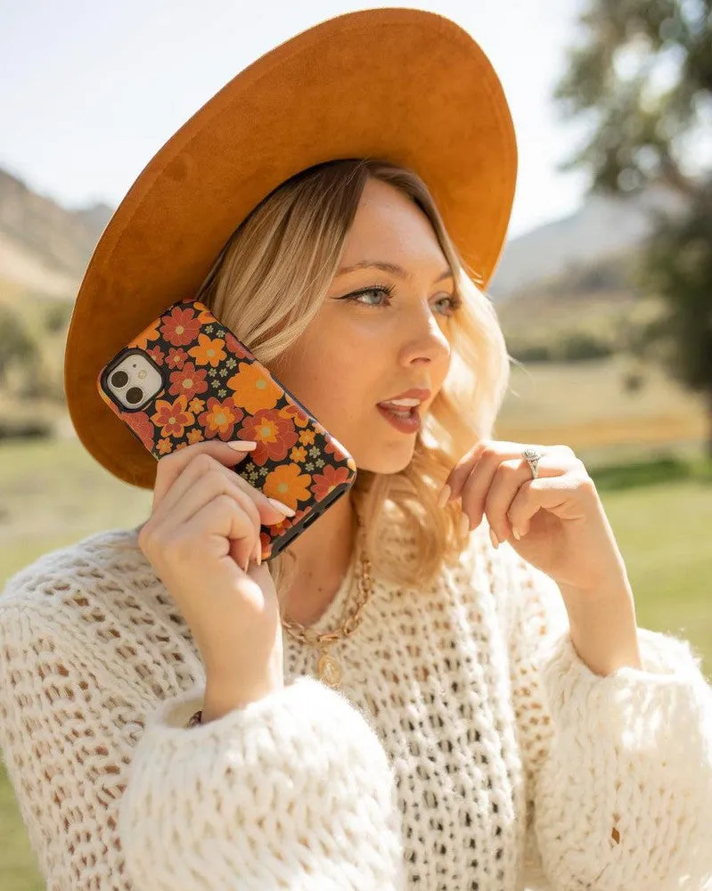 Doorbuster Flower Child | Bright Retro Floral Case  Limited Release!