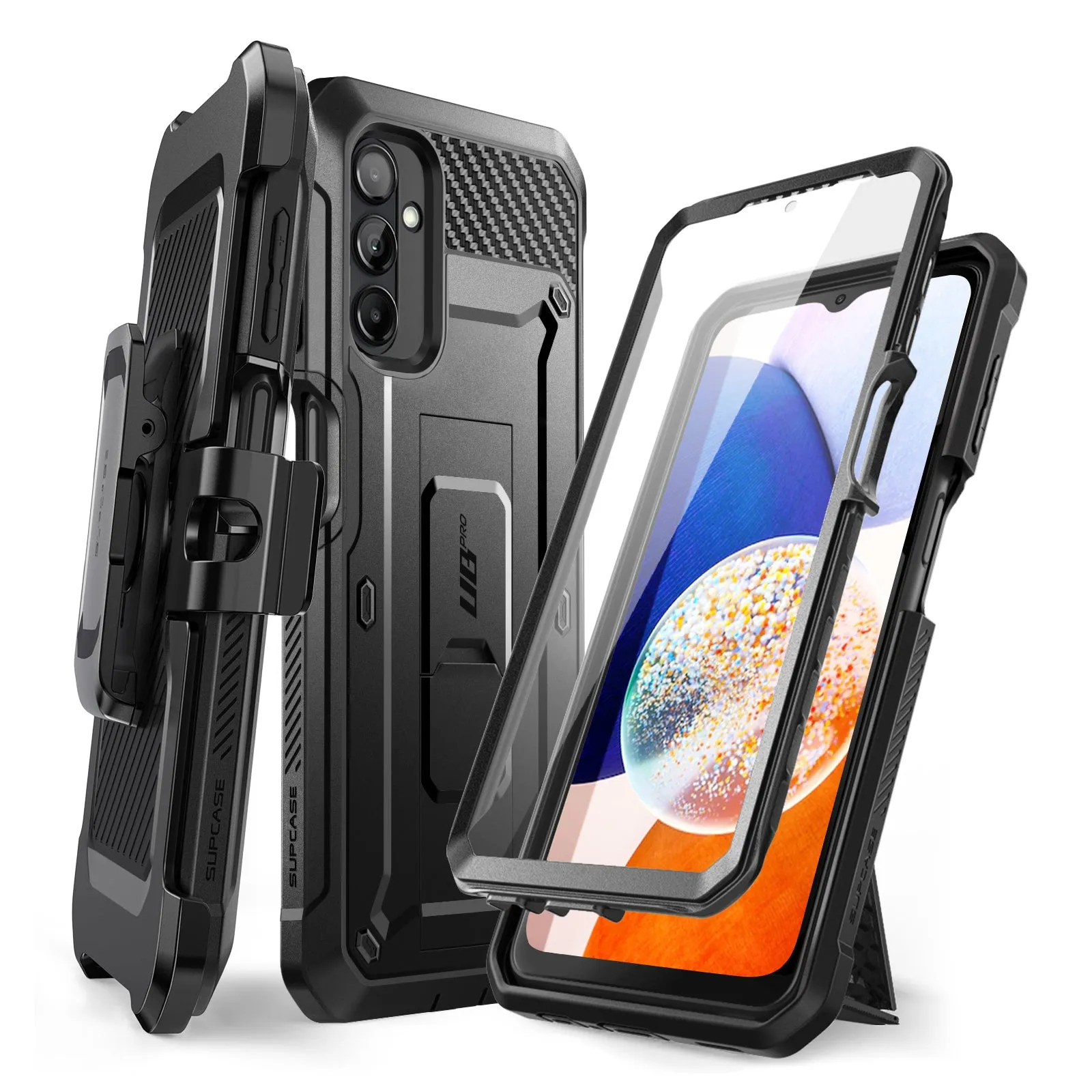 Doorbuster Galaxy A14 Unicorn Beetle Pro Rugged Holster Case-Black  Going Fast!